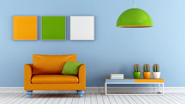 Brighten Your Living Room with a Colourful Sofa  