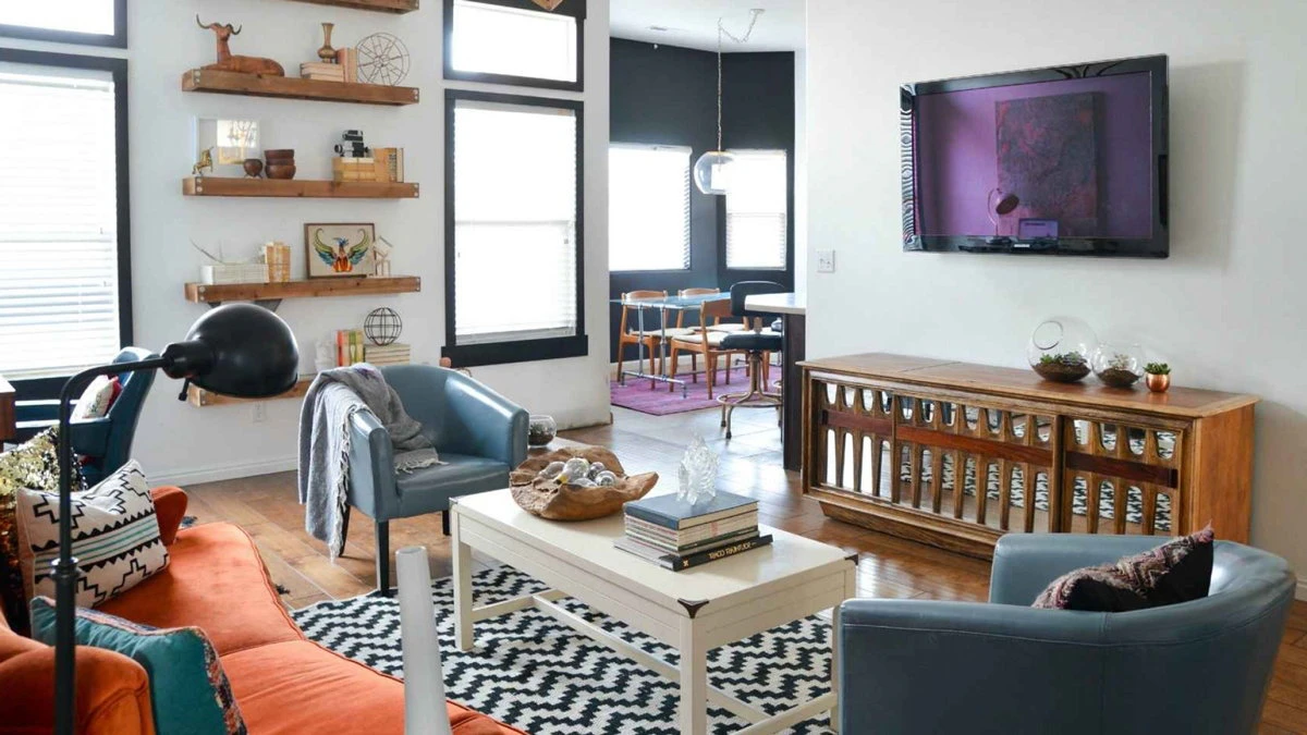 Modern Shabby Living Room Friends - Lounge Life