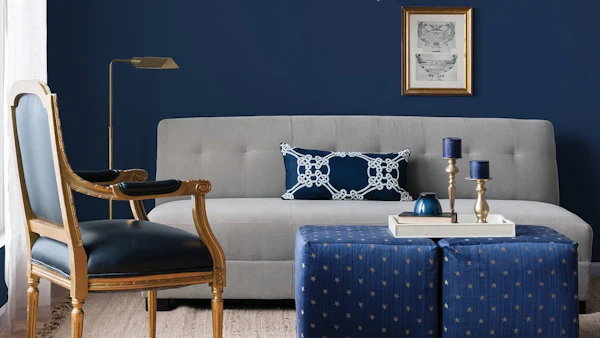 Using Dark Blue in Interior Spaces
