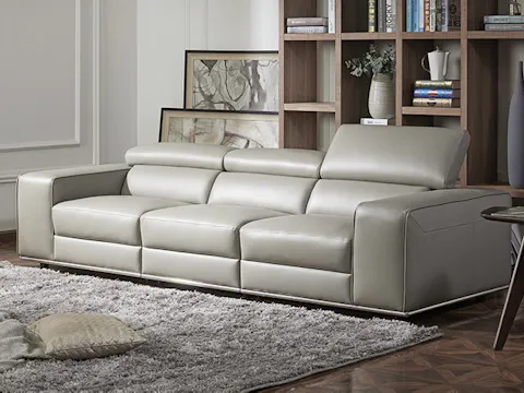 Lorenzo Leather Three Seat Sofa