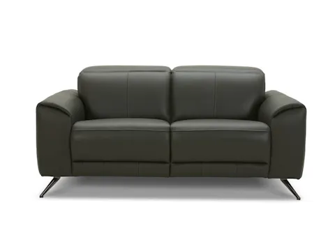 Dover Leather Recliner Two Seat Sofa