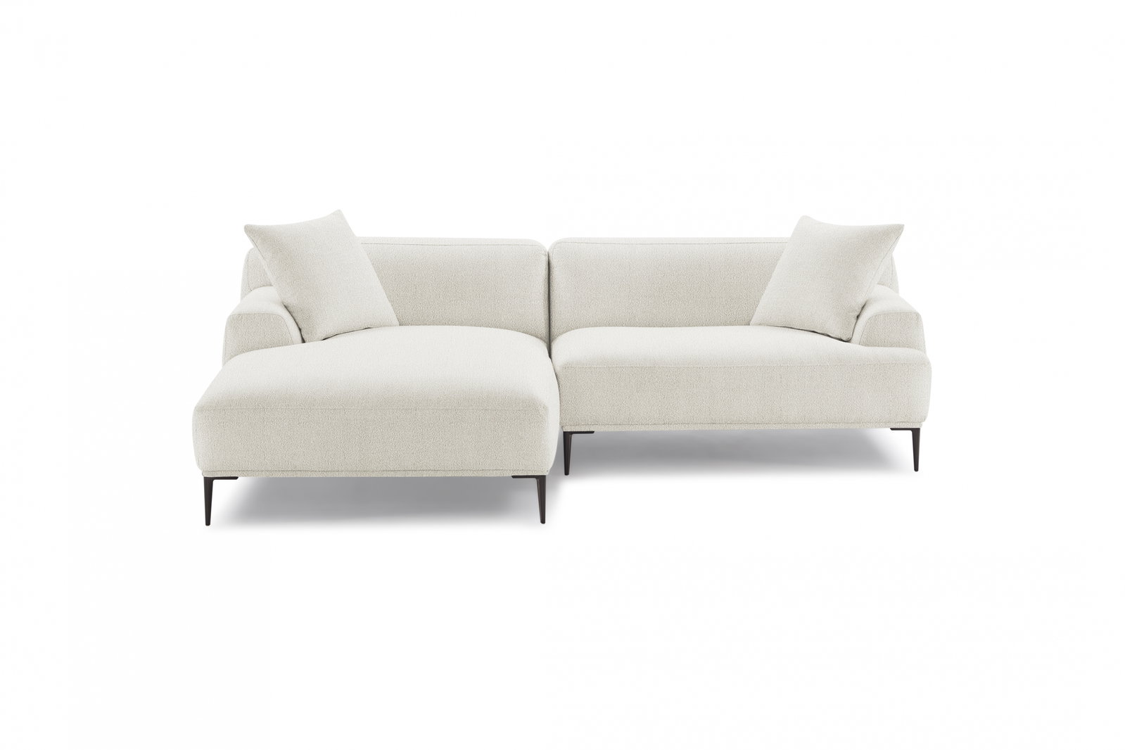 Andrea Boucle Fabric Chaise Lounge