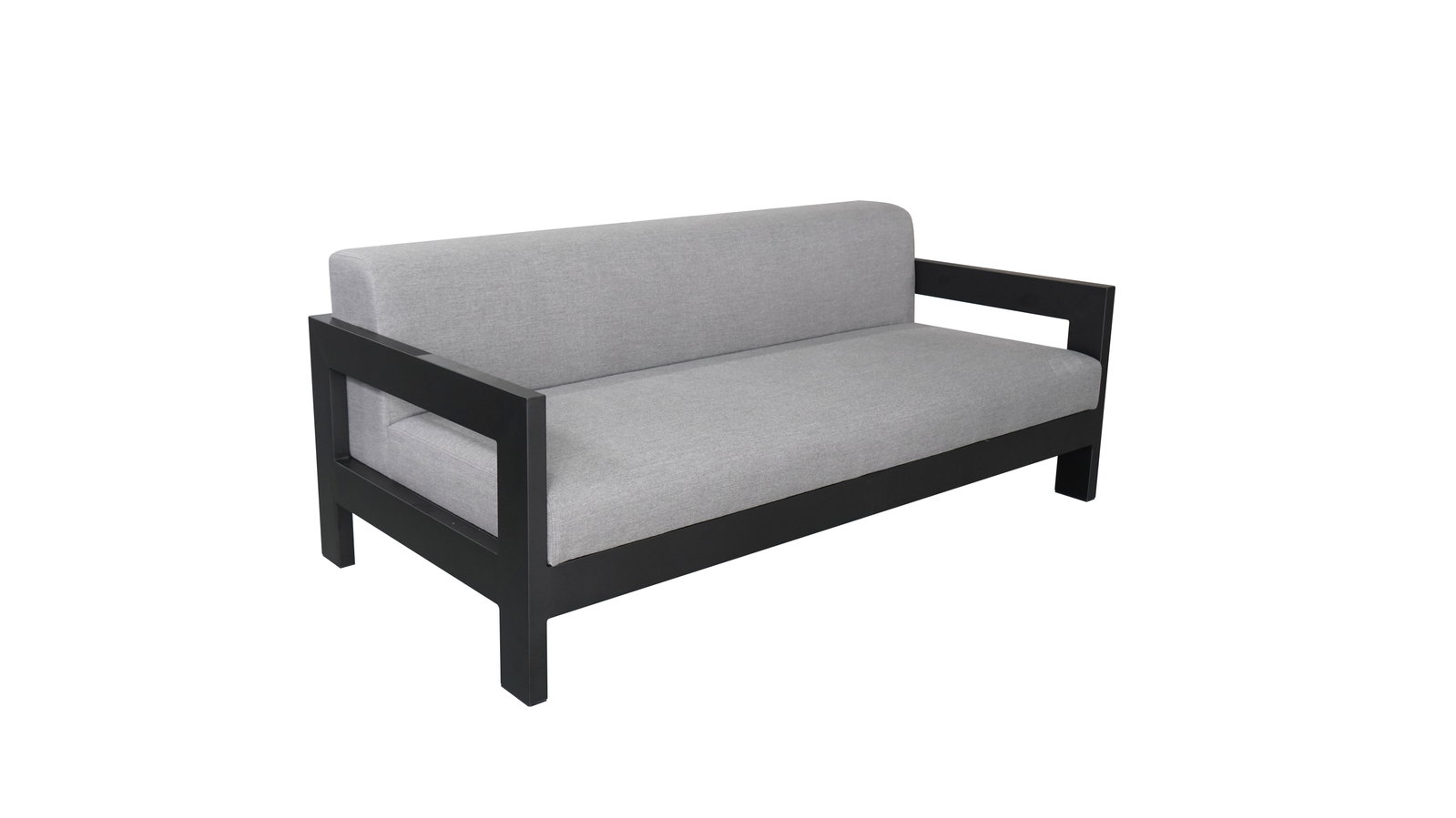 New Noosa Black Outdoor Fabric Two Seat Sofa
