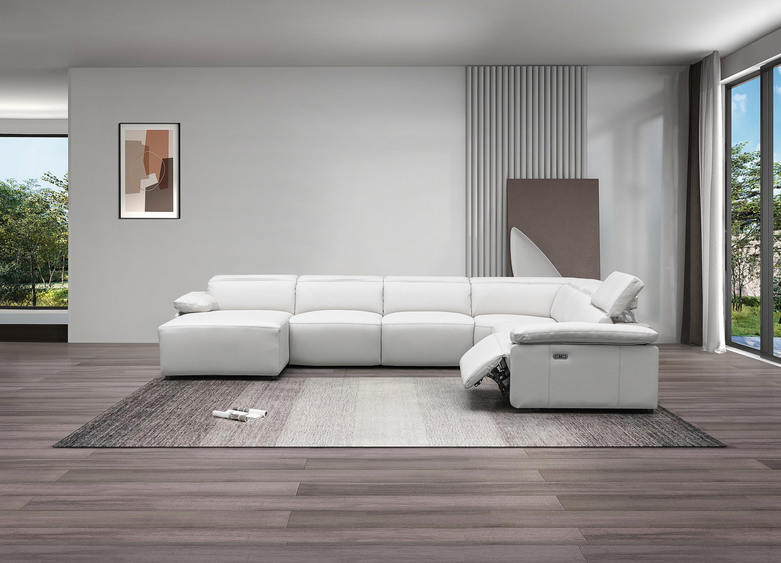 Leather Modular Recliners