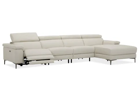 Carlisle Leather Recliner Chaise Lounge Option B