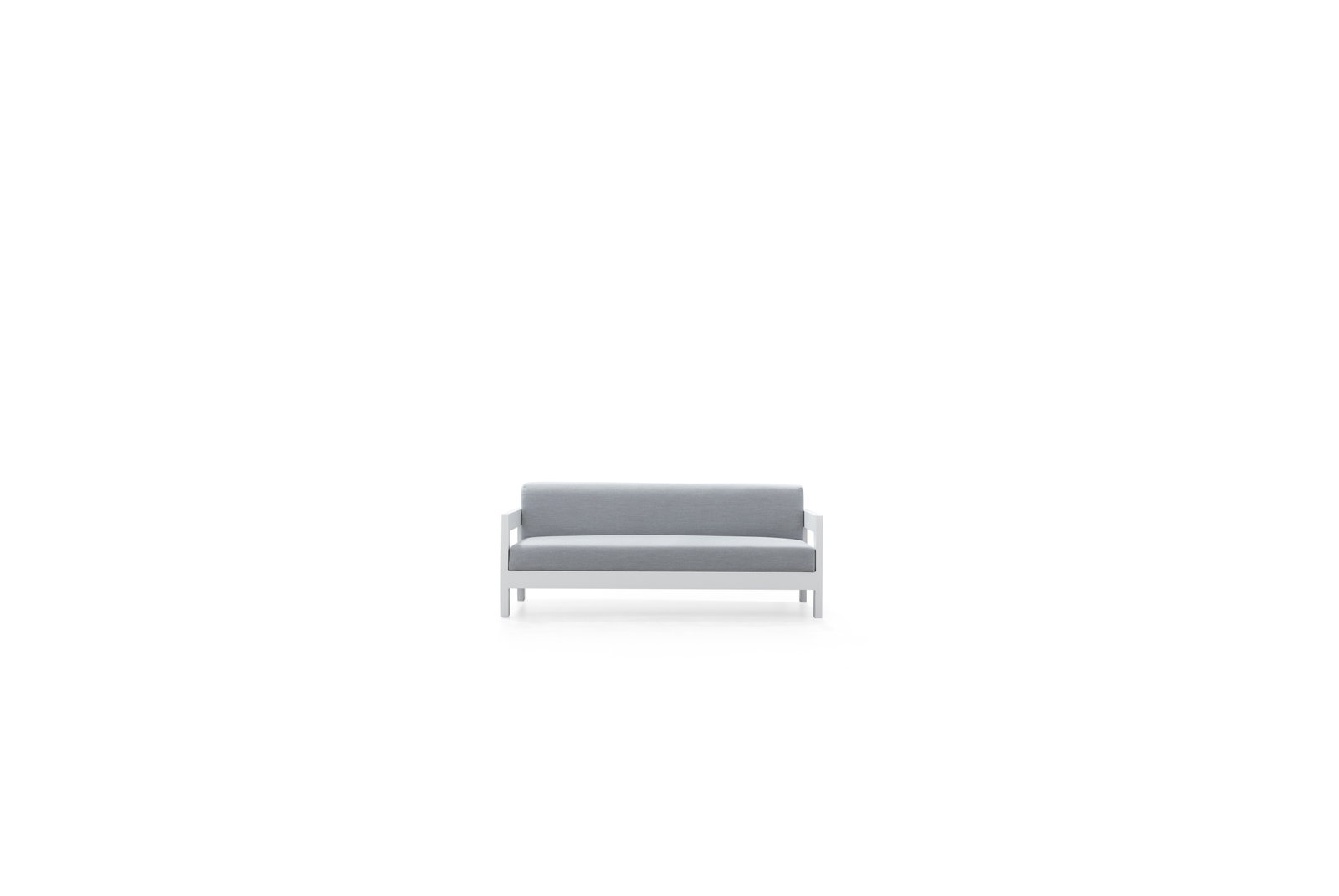 New Noosa White Outdoor Fabric Two Seat Sofa