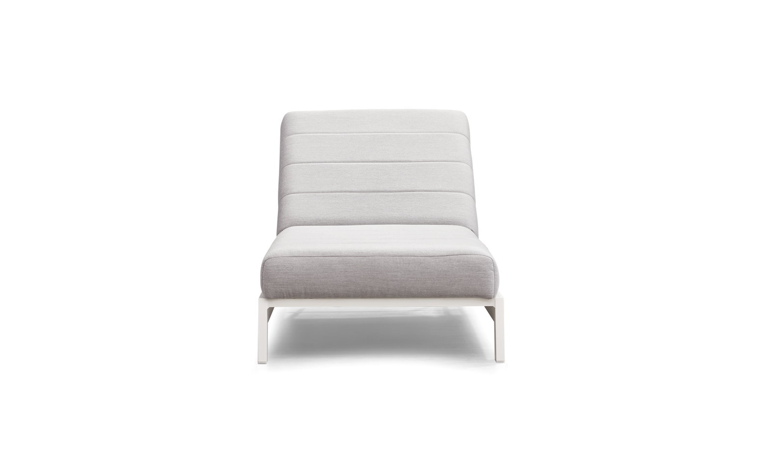 New Noosa White Outdoor Fabric Sun Lounge