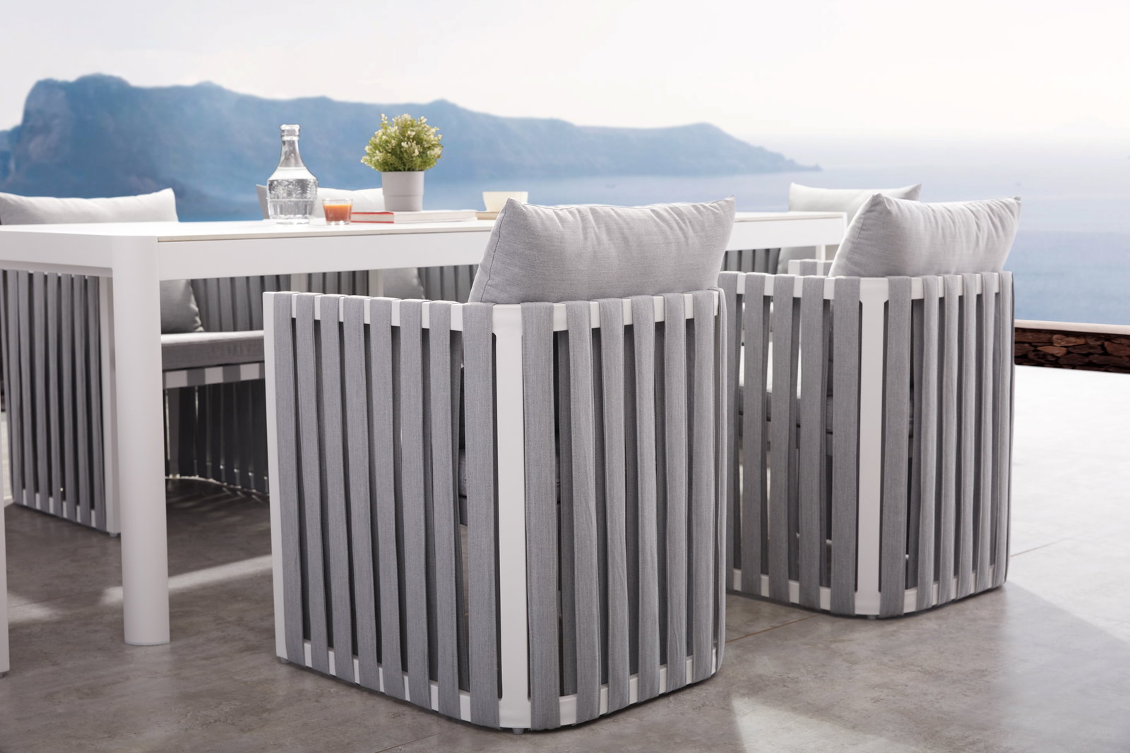 Manly Cove White Outdoor Dining Chair