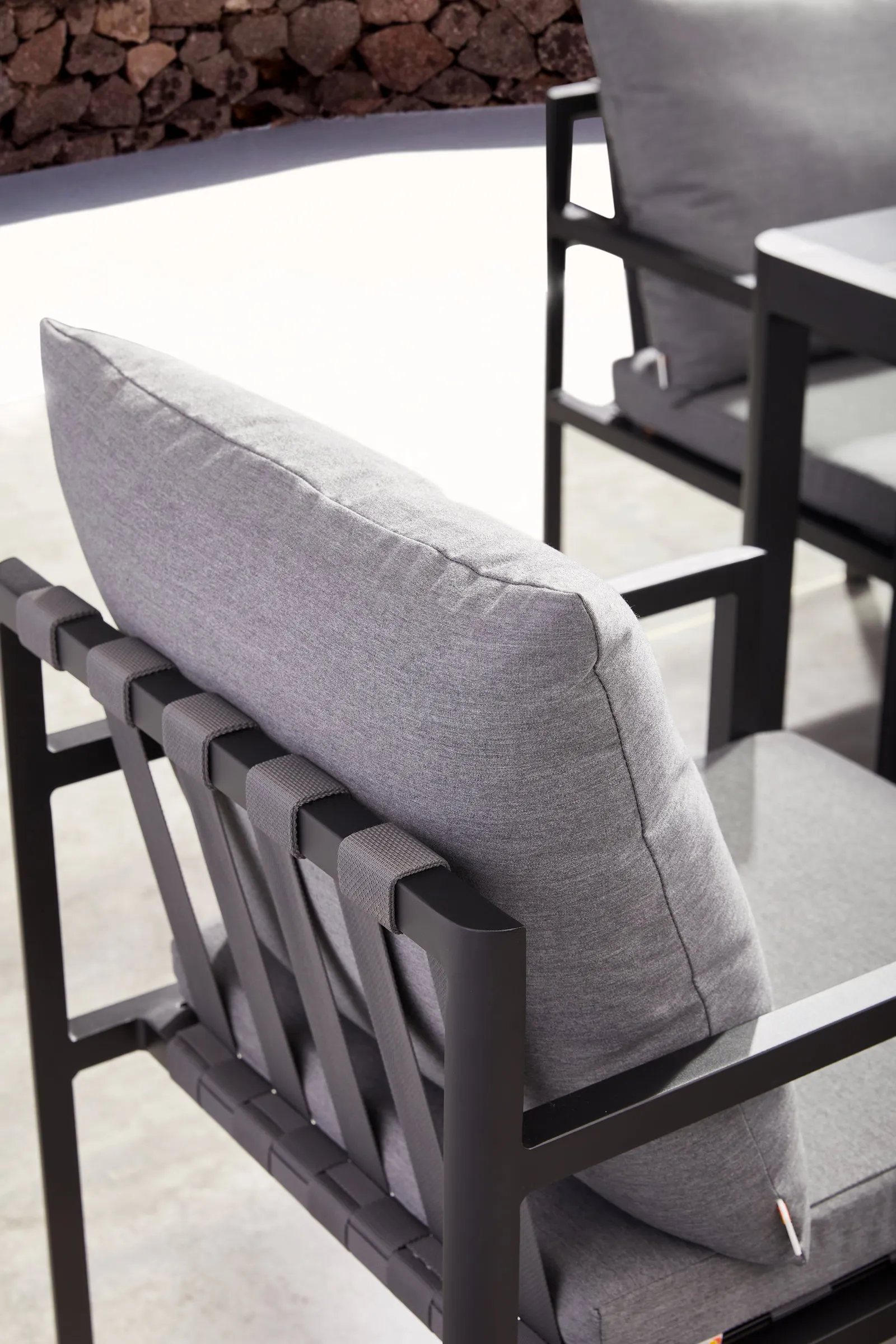 Manly Black Outdoor Dining Chair