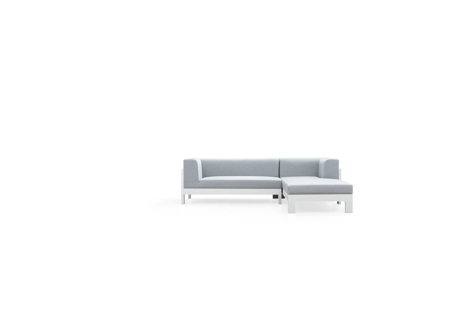 New Noosa White Outdoor Fabric Chaise Lounge