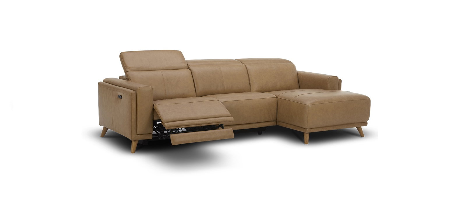Zenith Leather Recliner Chaise Lounge