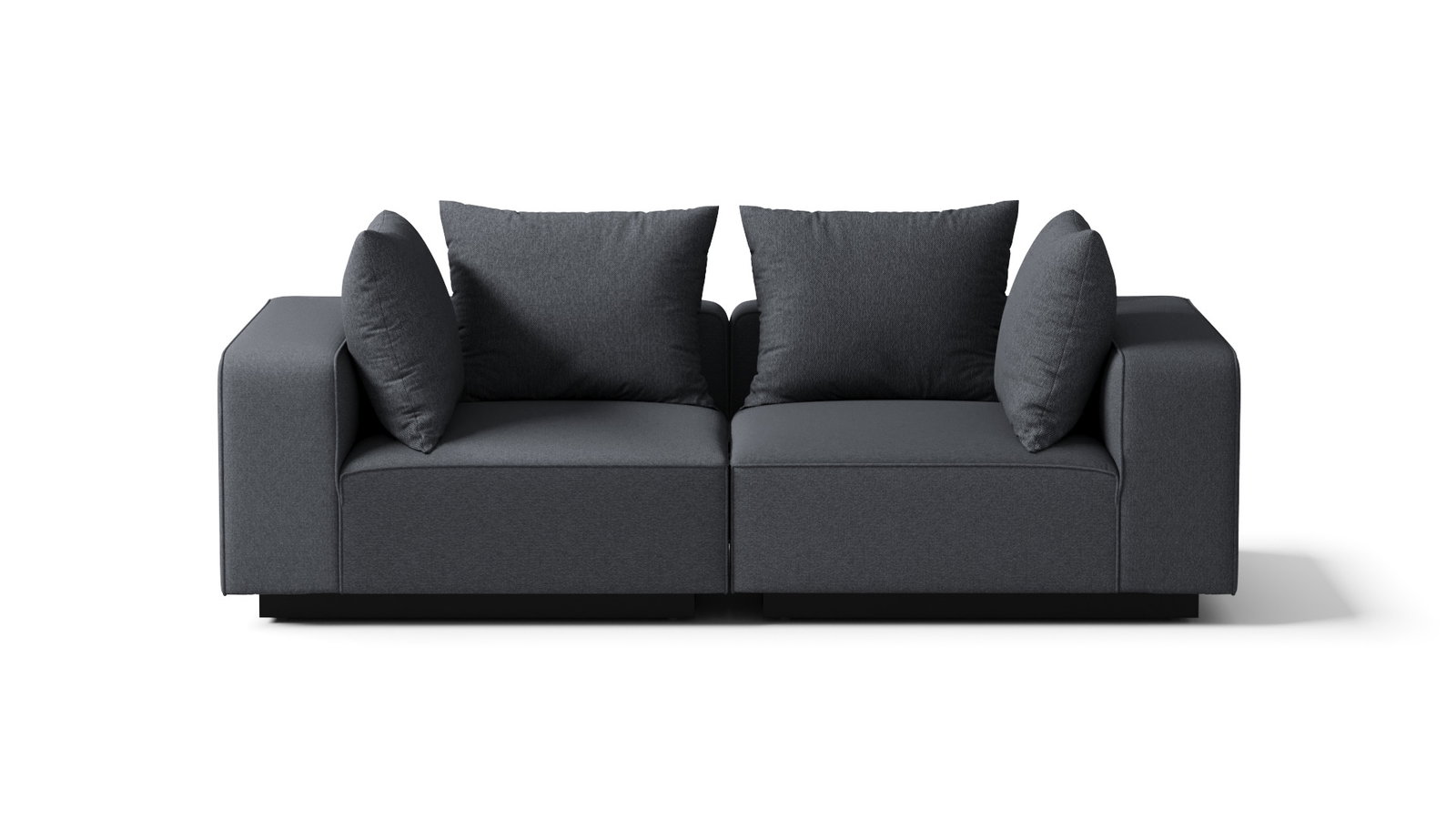Laguna Grey Outdoor Two Seat Sofa