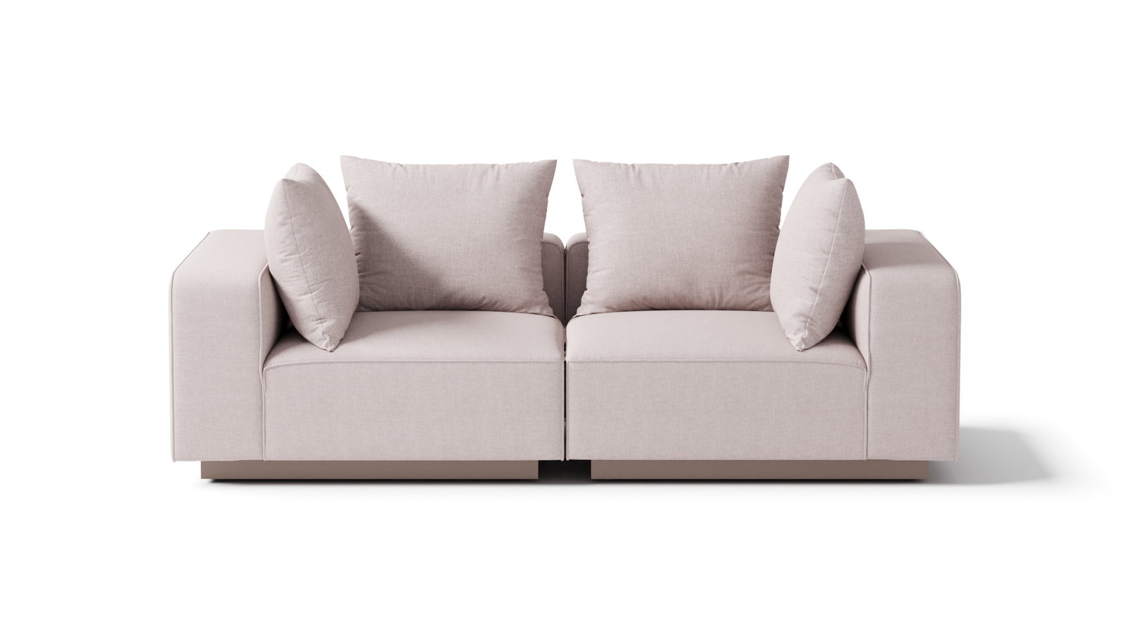 Laguna Latte Outdoor Two Seat Sofa