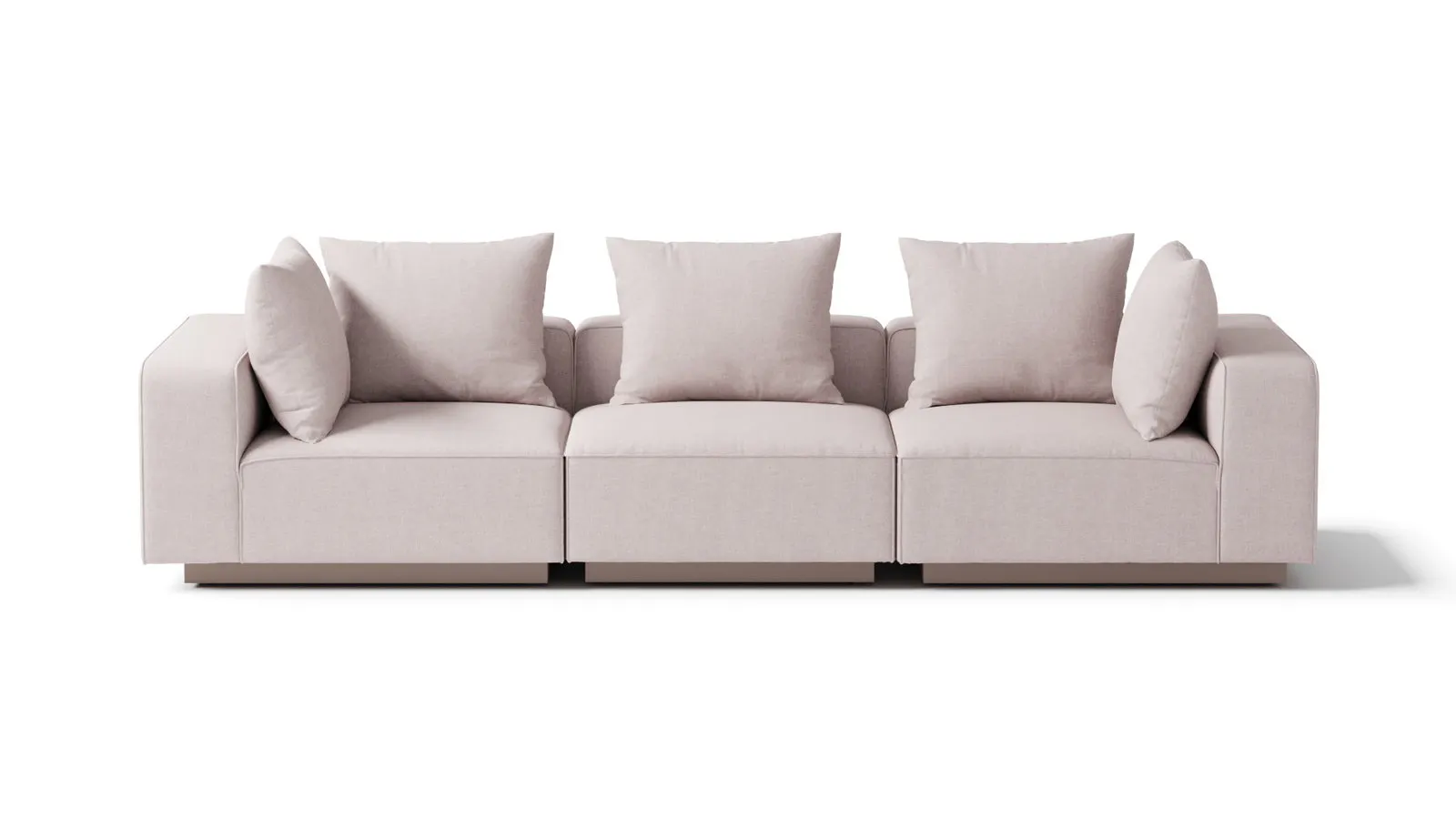 Laguna Latte Outdoor Three Seat Sofa