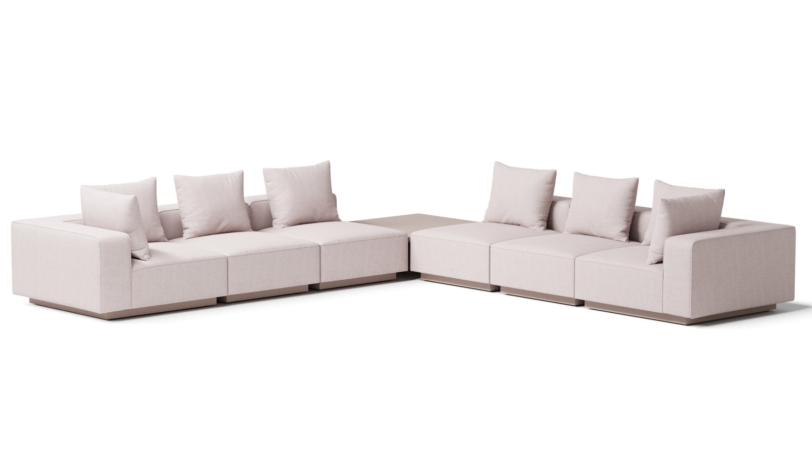 Laguna Latte Outdoor Seven Ways Lounge System
