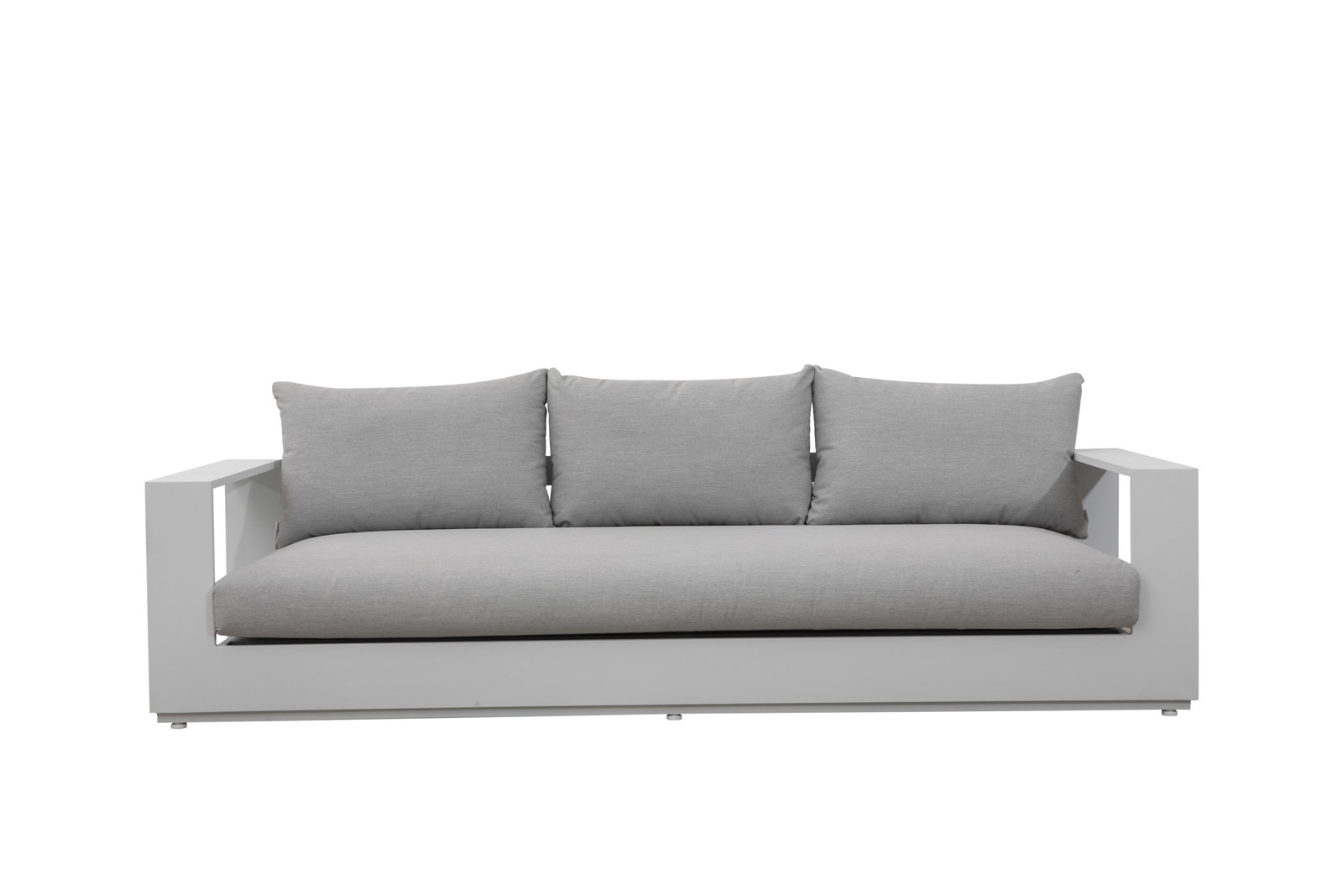 Mackay White Outdoor Three Seat Sofa