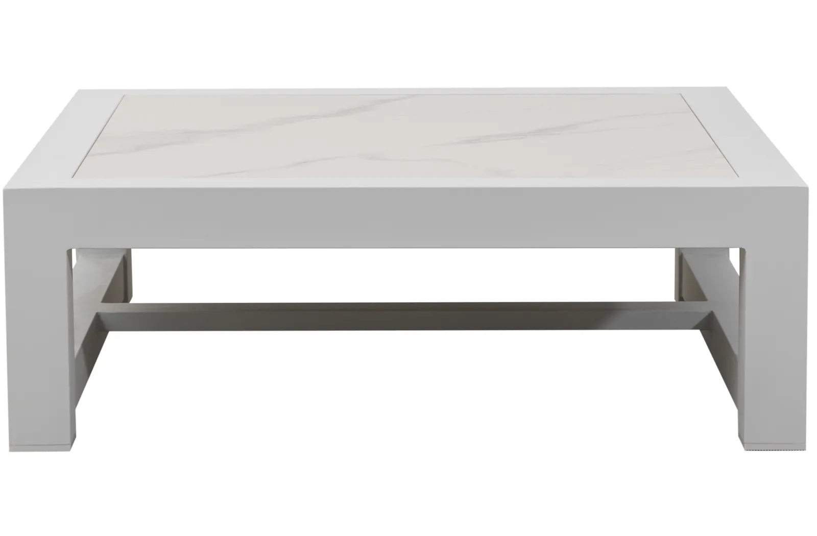 Byron White Outdoor Square Coffee Table