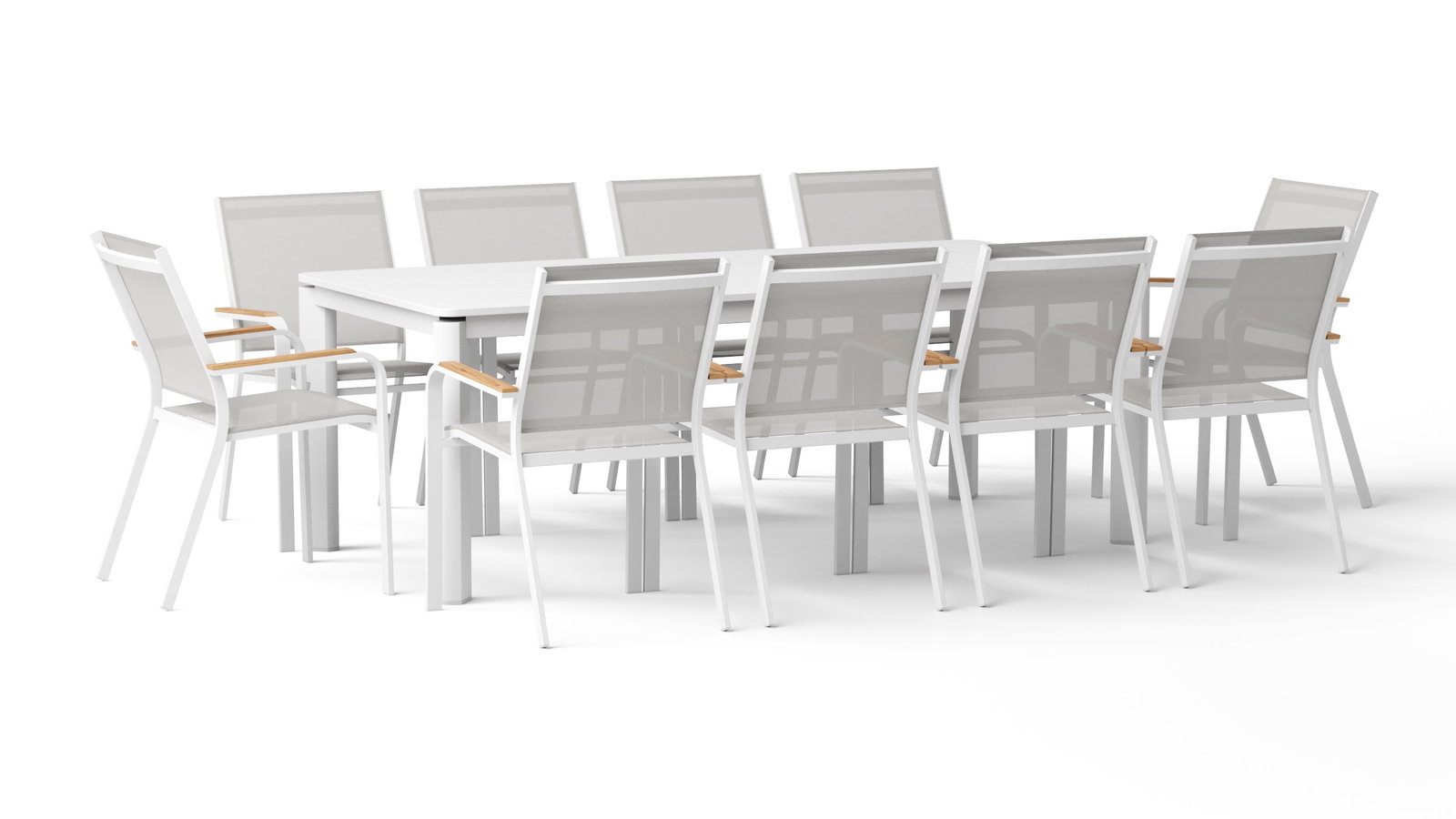 Wentworth White 11-piece Extendable Dining Set With Wentworth White Chairs