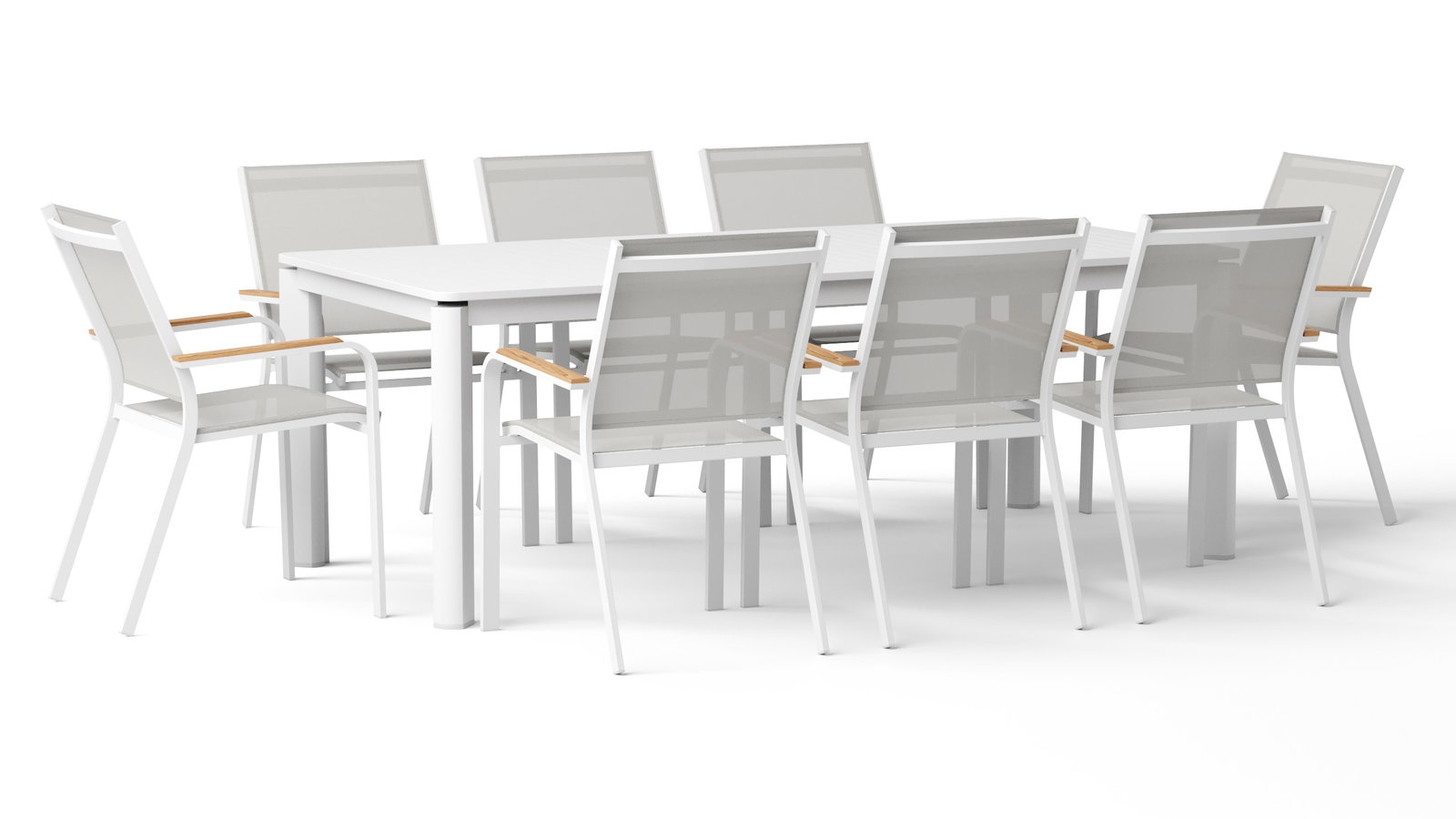 Wentworth White 9-piece Extendable Dining Set With Wentworth White Chairs