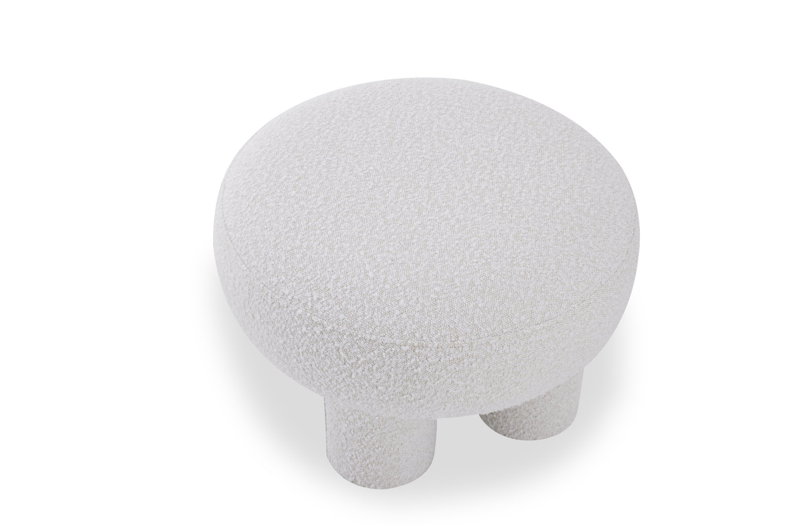 Tripod Fabric Ottoman Large