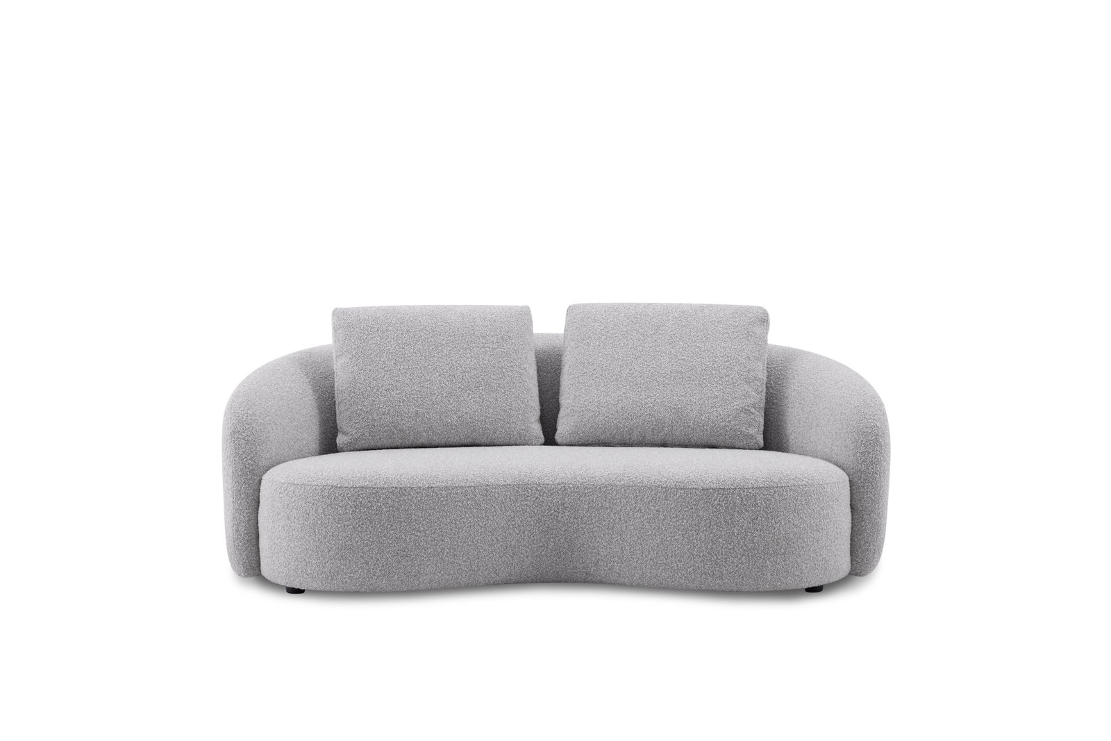 Arc Fabric Three Seater Sofa Dove