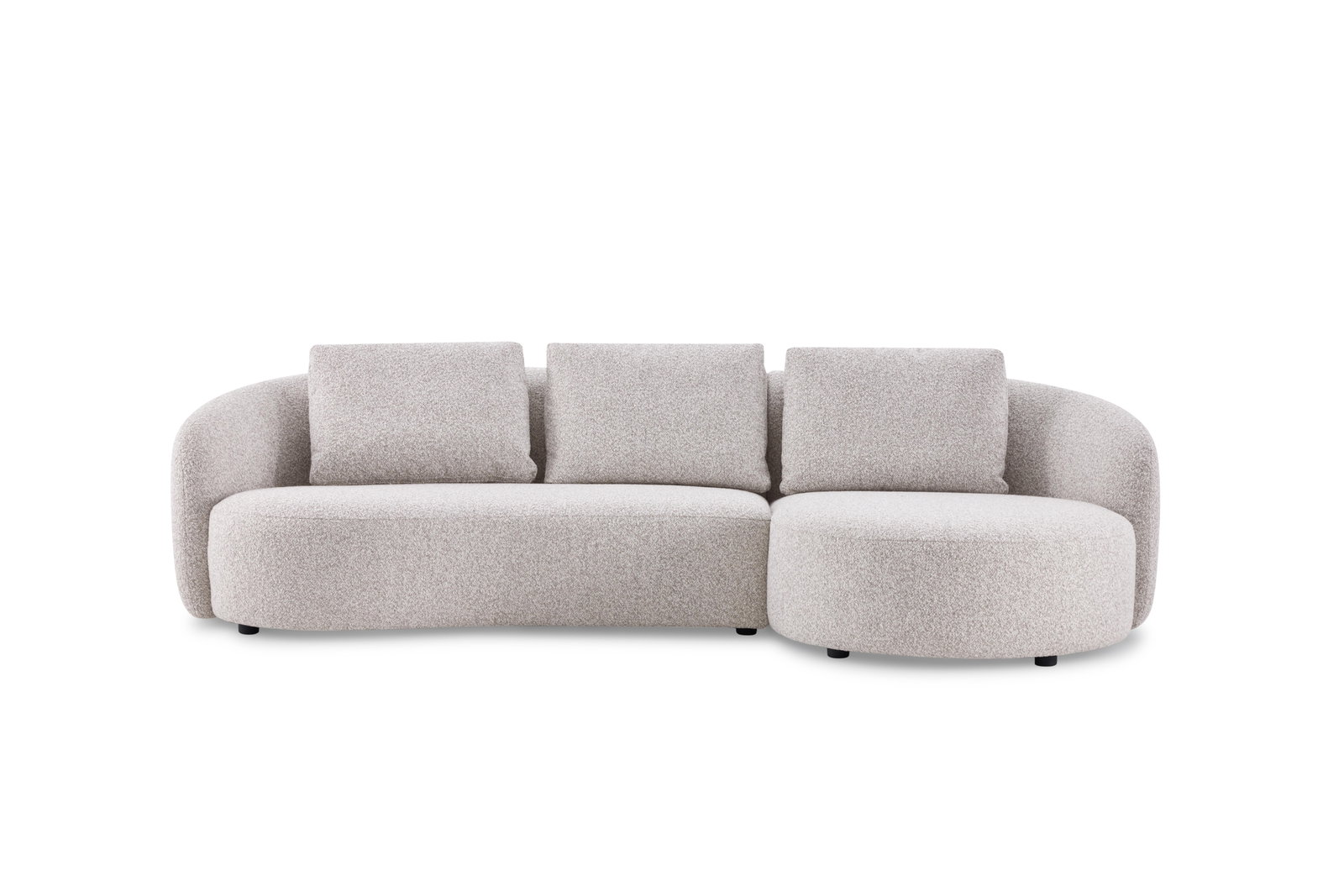 Arc Fabric Chaise Lounge Moonbeam