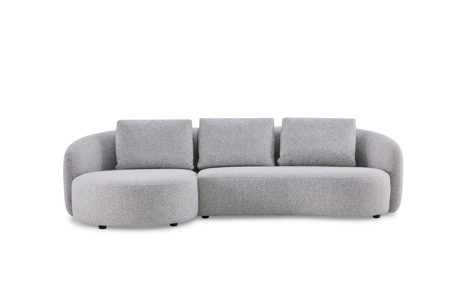 Arc Fabric Chaise Lounge Dove