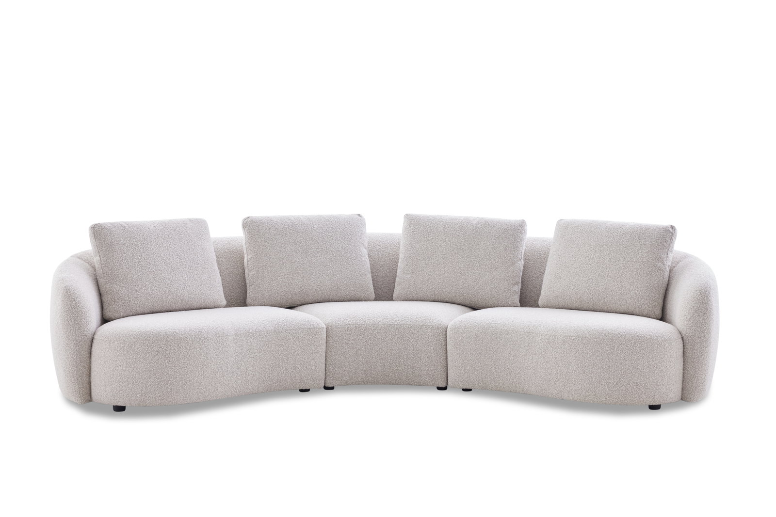 Arc Fabric Corner Lounge Moonbeam