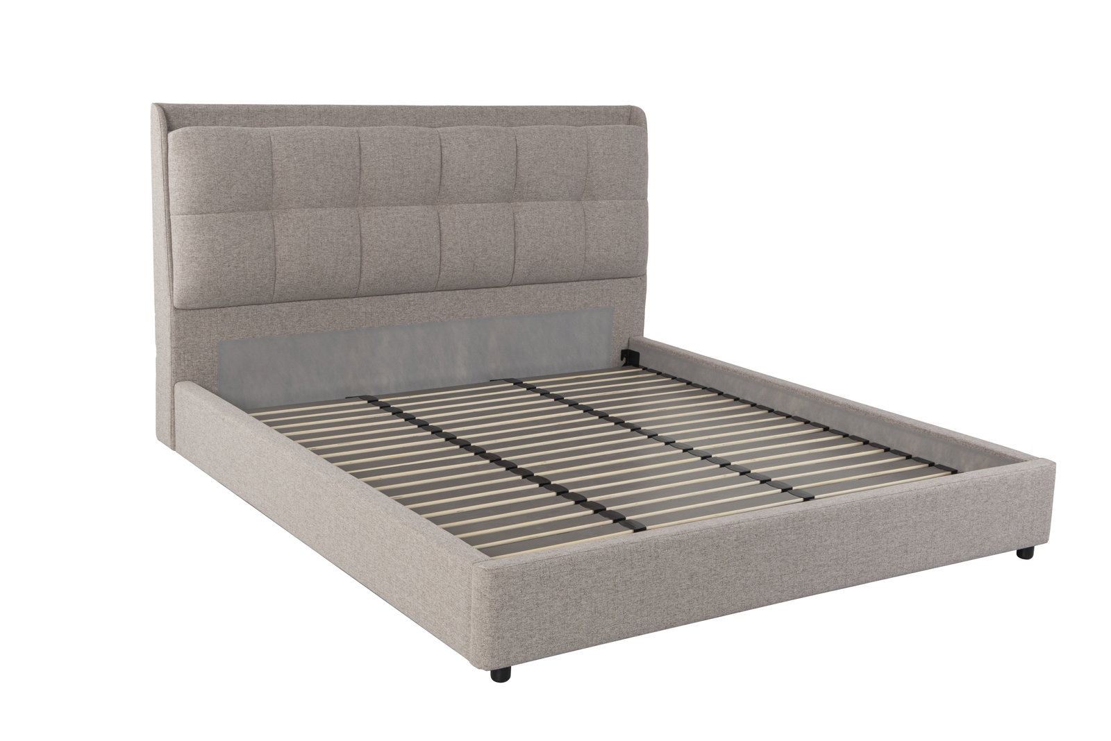 Purity Madeira Bed Frame King Latte
