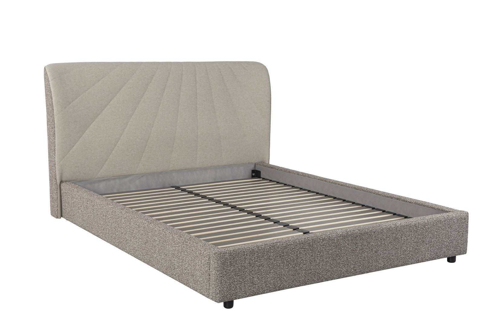 Purity Corsica Bed Frame King Cream Grey