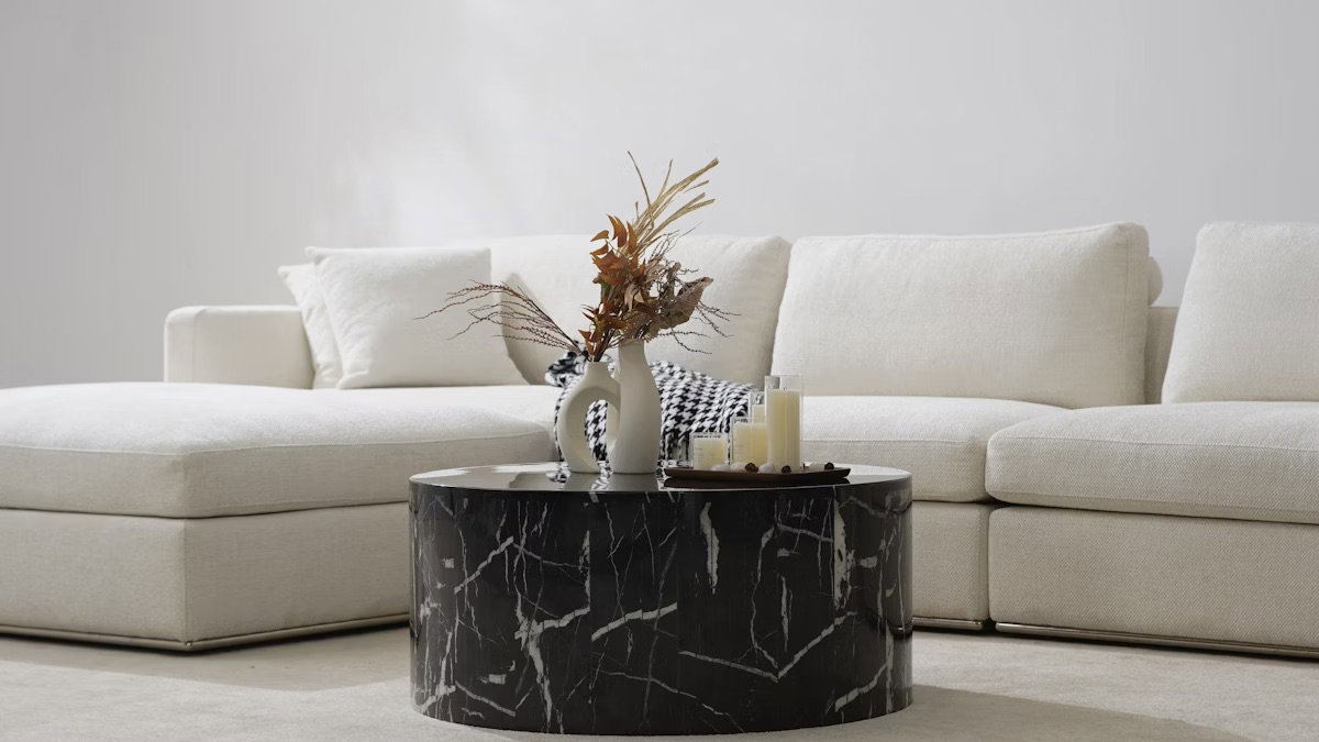 ORBIT BLACK MARBLE COFFEE TABLE Orbit Coffee Table (Black Marble) 1
