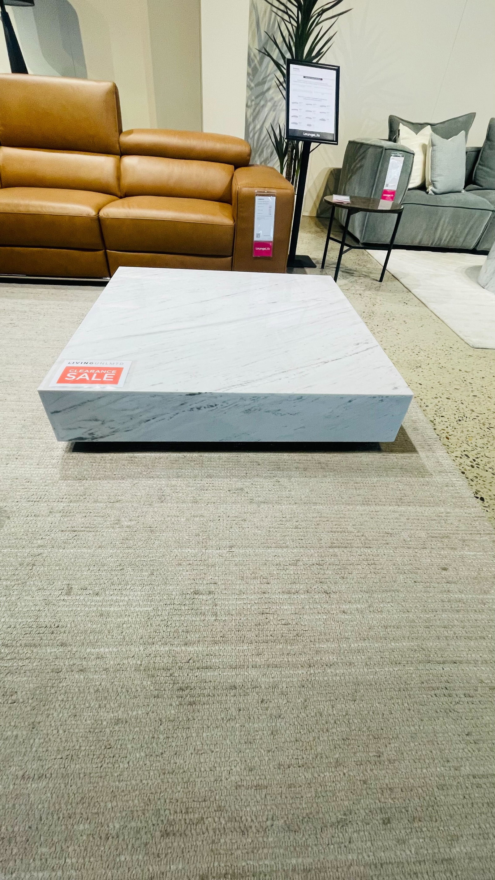 ARTISAN WHITE Carrara Marble Coffee Table 1