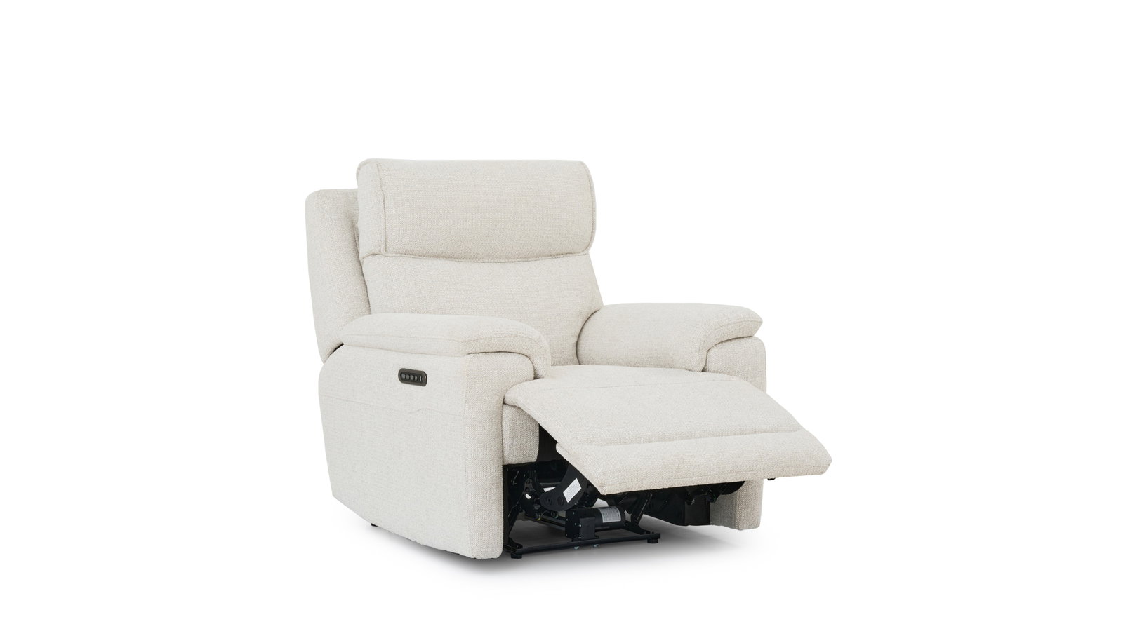 Abbotsford Fabric Armchair Power Recliner, Power Headrest, Power Lumbar