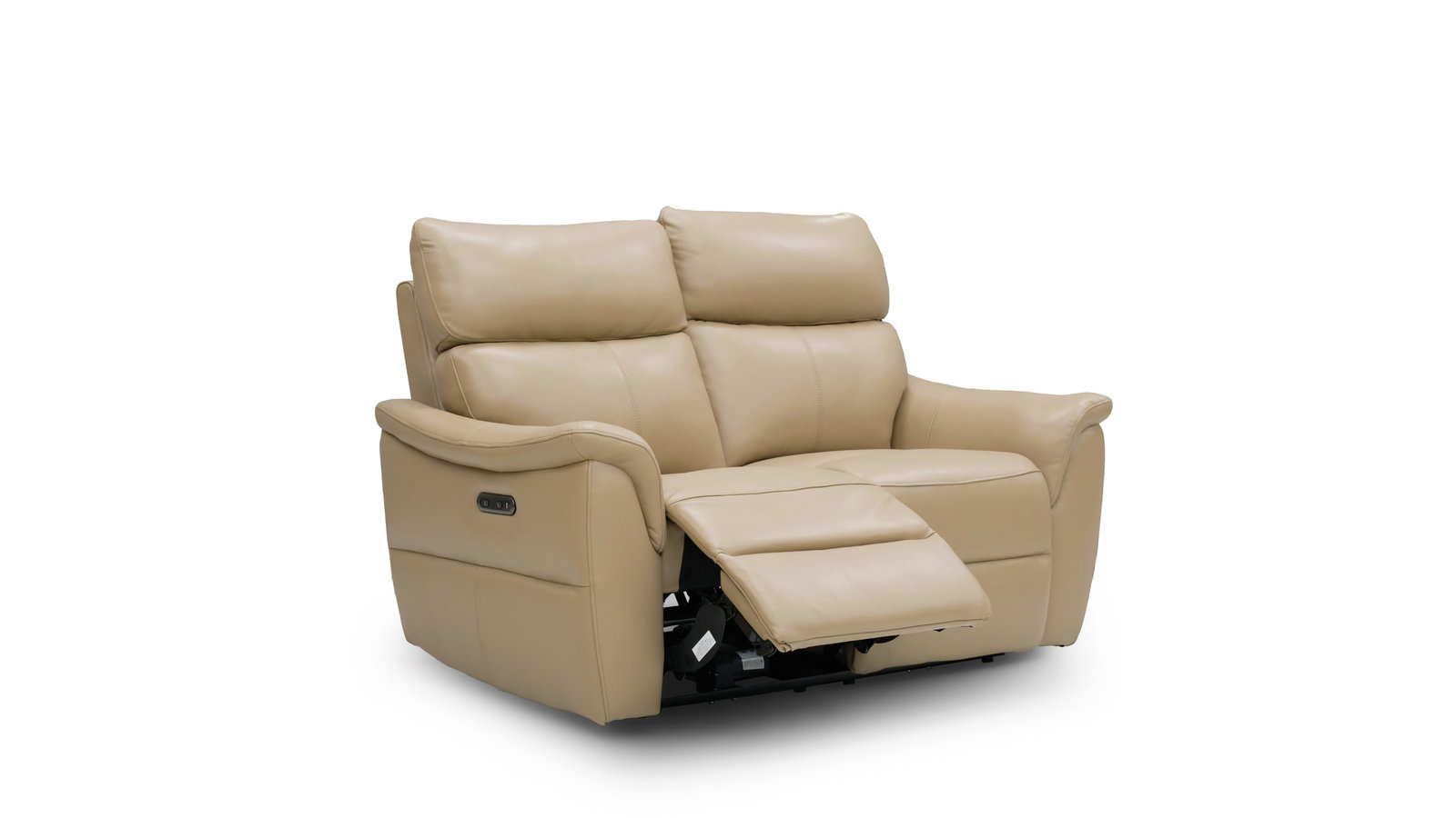 Edmond Leather Two Seater Sofa Power Recliner