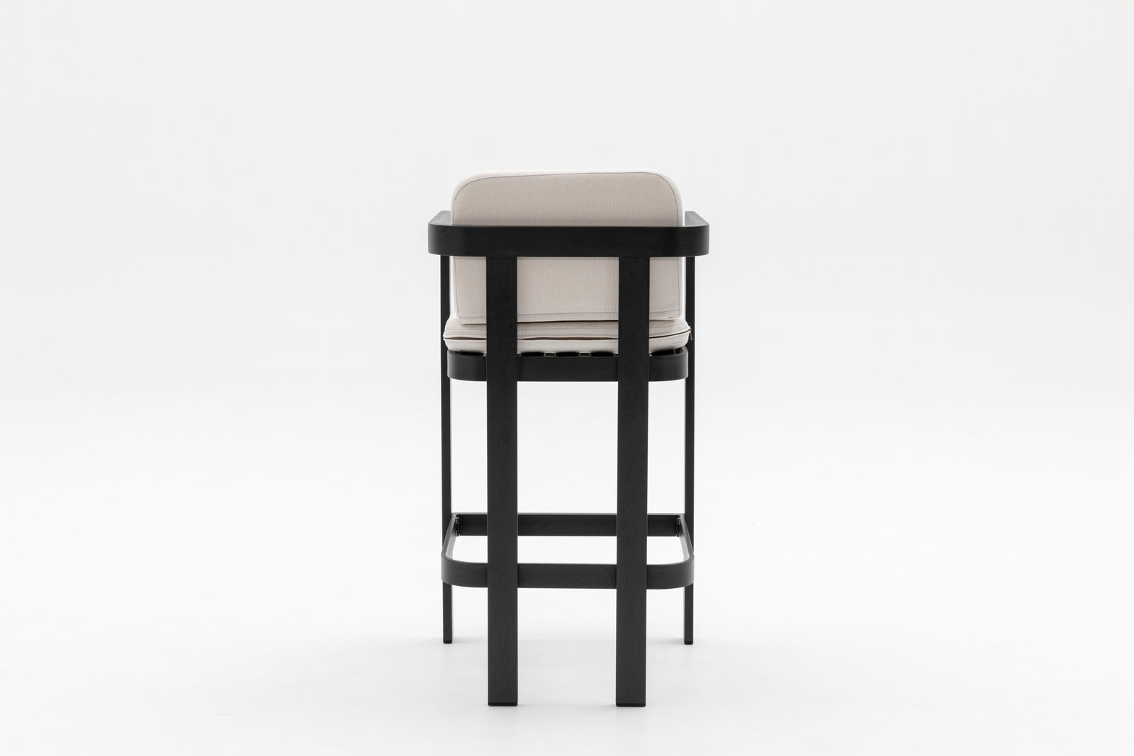 Balmain Ebony Outdoor Bar Chair Set of Two
