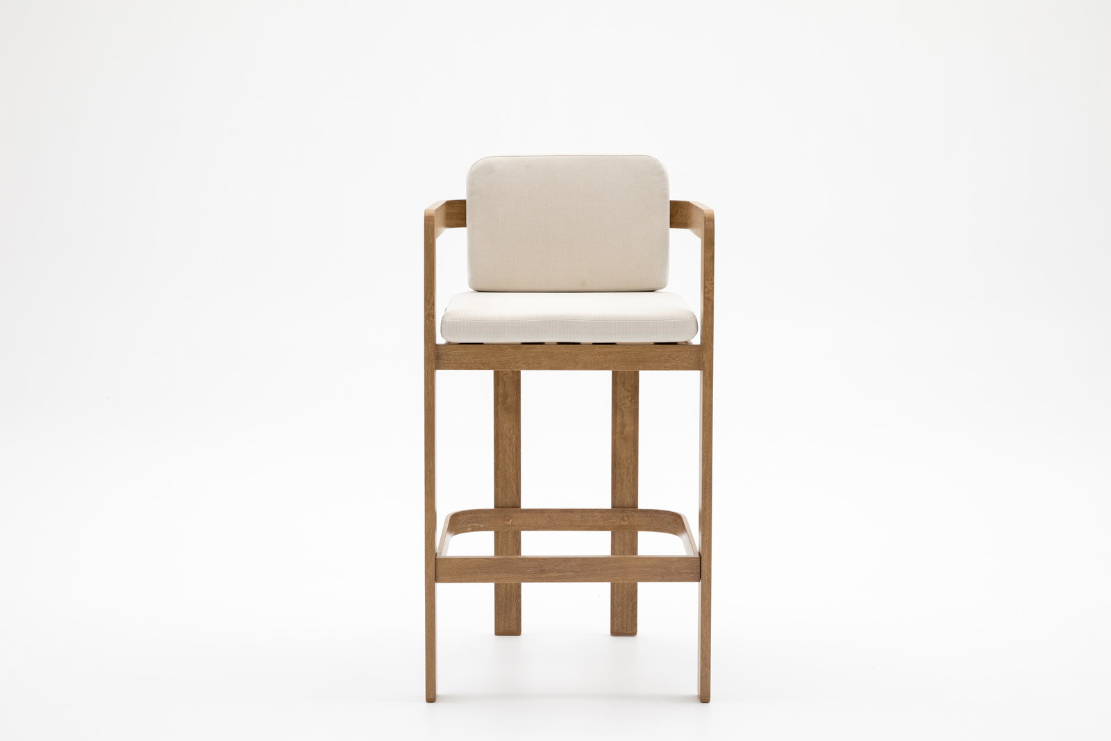 Balmain Oak Outdoor Bar Chair Set of Two