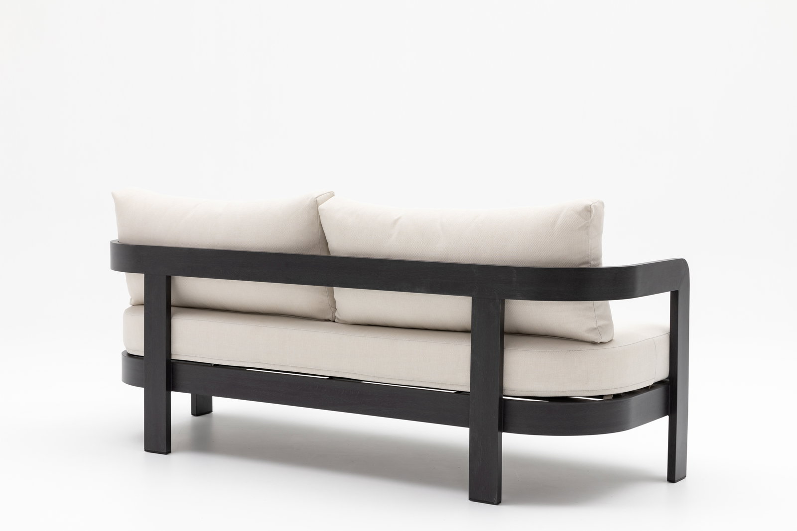 Balmain Ebony Outdoor Lounge Set 3+1+1 With Coffee Table