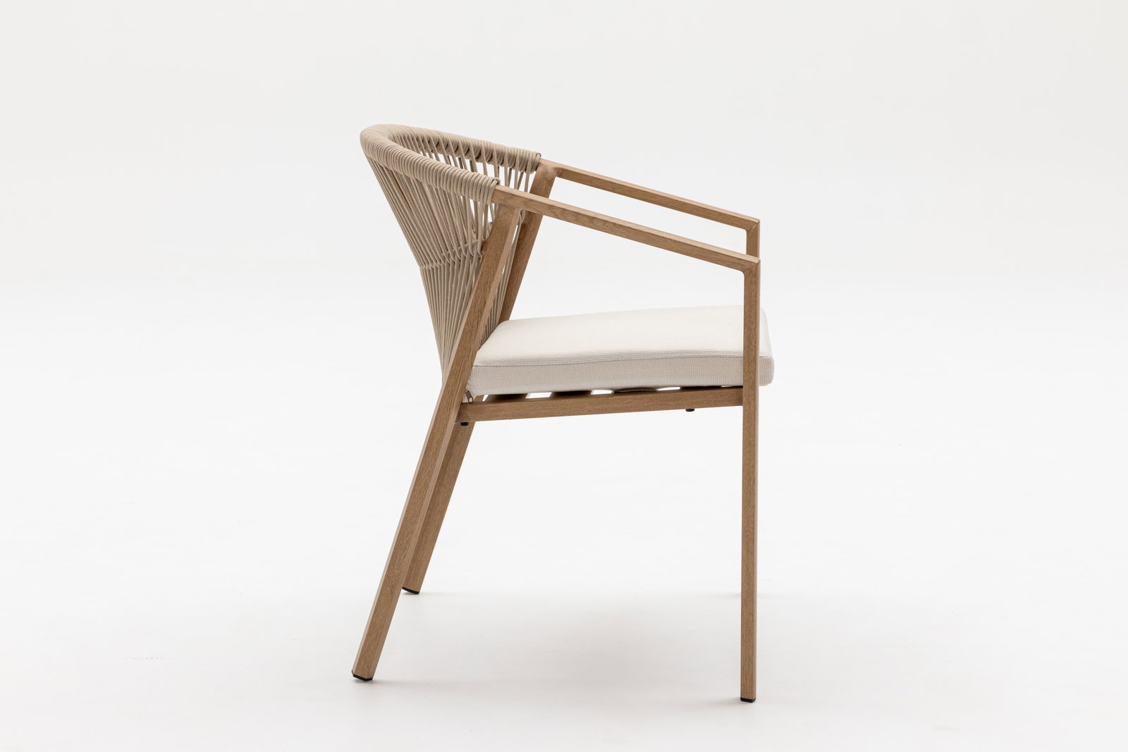 Kiama Oak Outdoor Rope Dining Chair Set Of 2