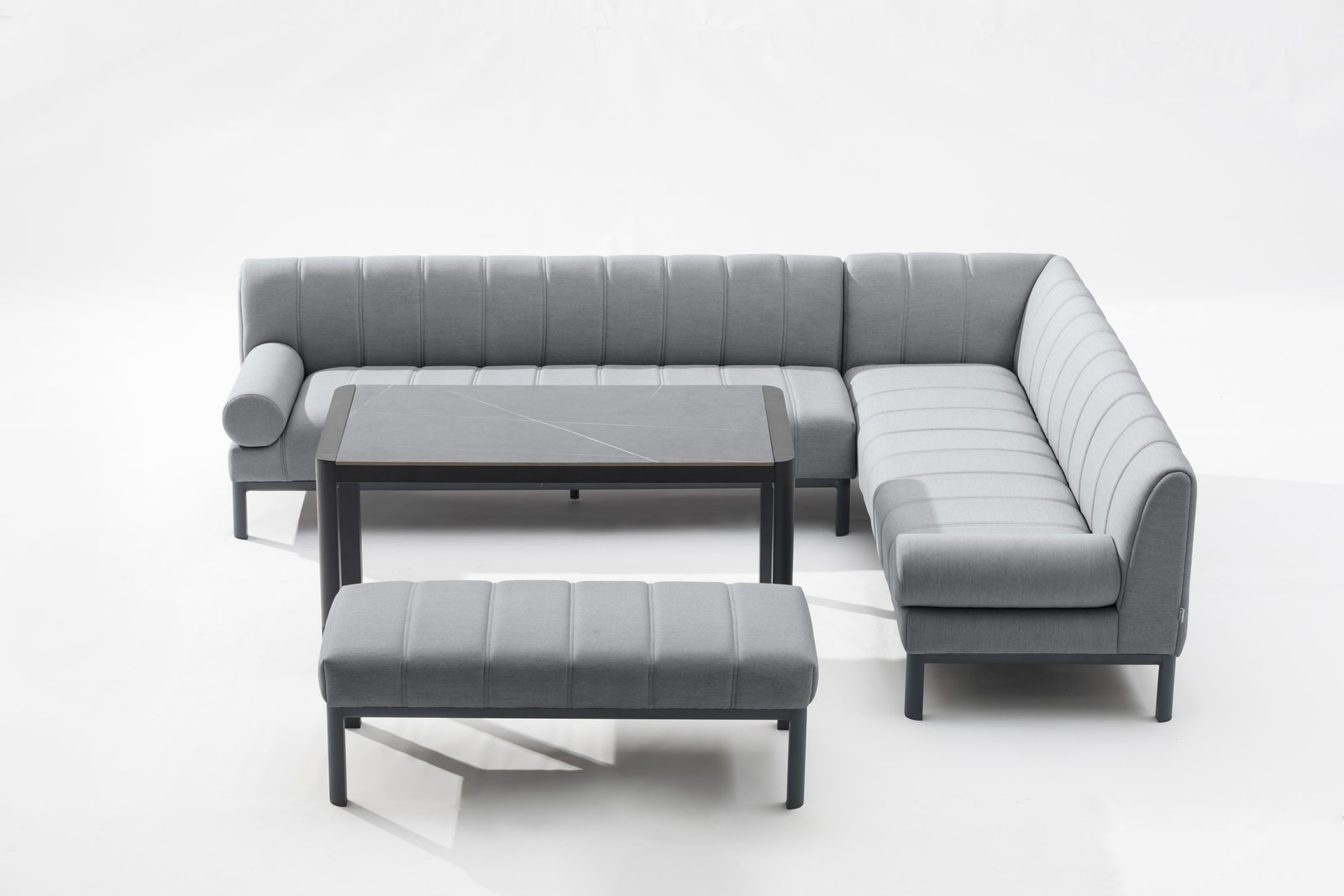 Solara Outdoor Aluminium Lounge & Dining Combo