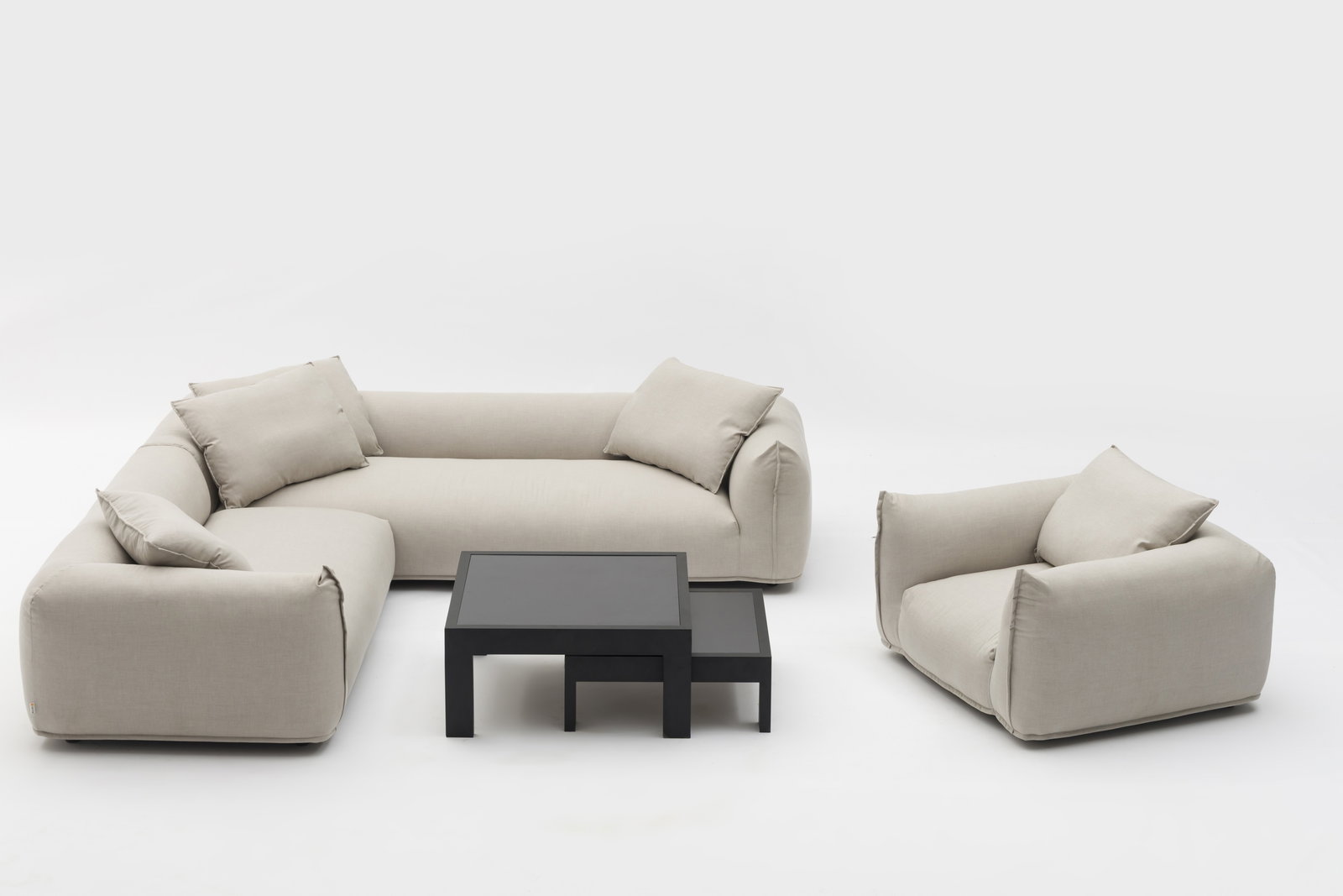 Bask Cinza Outdoor Corner Lounge