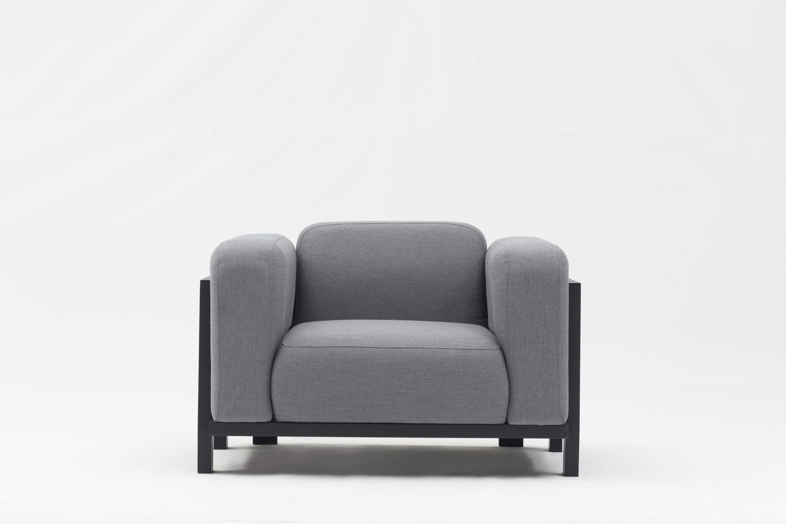 Noosaville Black Outdoor Fabric Armchair