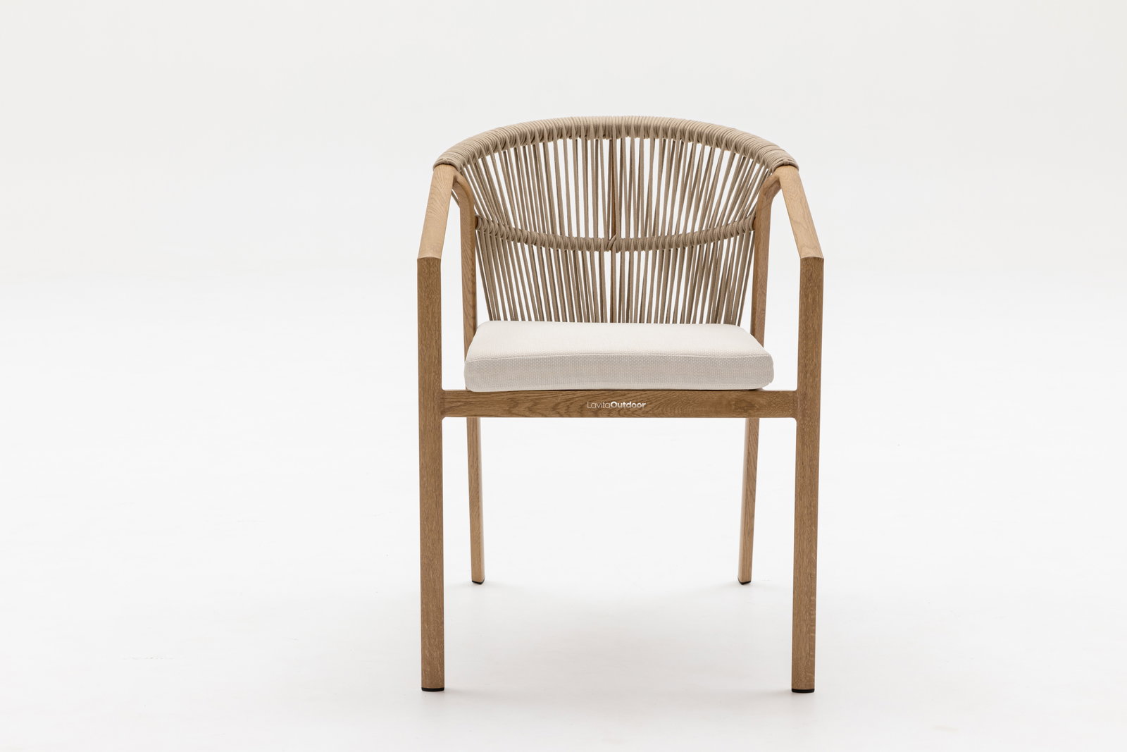 Kiama Oak Outdoor Rope Dining Chair Set Of 2