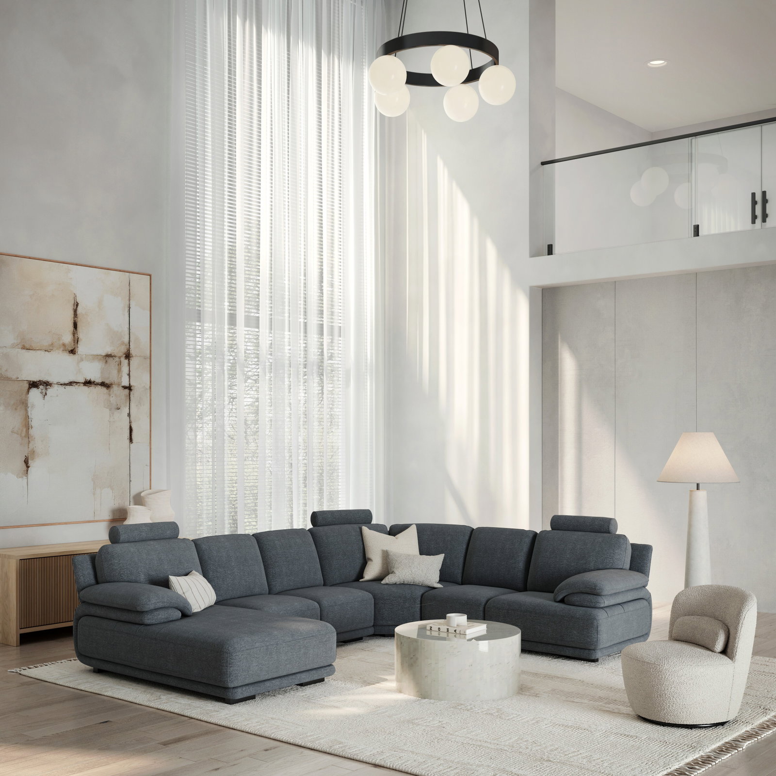 Juliet Fabric Modular Lounge Option A