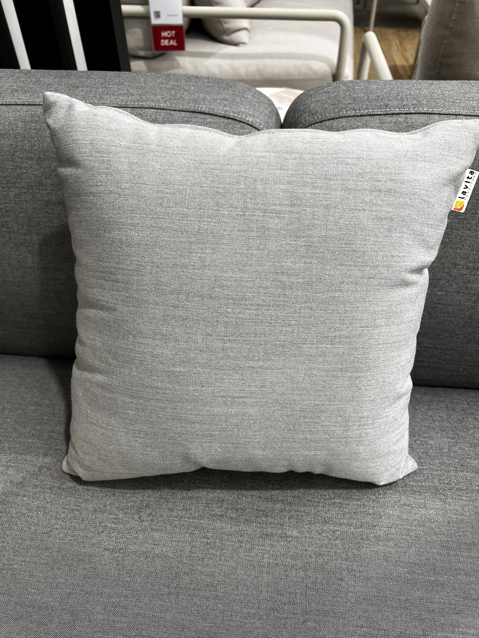 SUNBRELLA Scatter Cushion (Fabric Colour: Sunbrella Lead Chine) 1