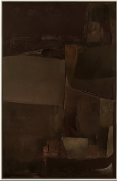 What the Silence Knows Frame Canvas Bronze Cool