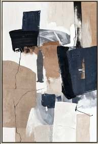 The Quiet Arrangement Frame Canvas Cool