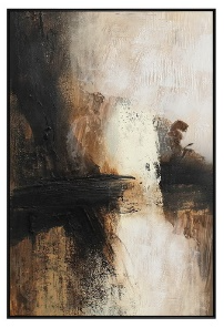 Where the Light Breaks Framed Canvas Soft Oil