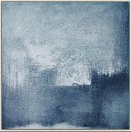 The Stillness Framed Canvas Ocean Oil