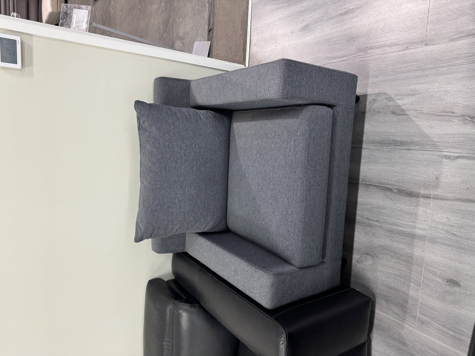 APOLLO Fabric Armchair (Fabric-bodhi Bluestone ,leg-corner Leg  Chrome ,fill- Feather ,firmness- Soft - Sku1737026) 1