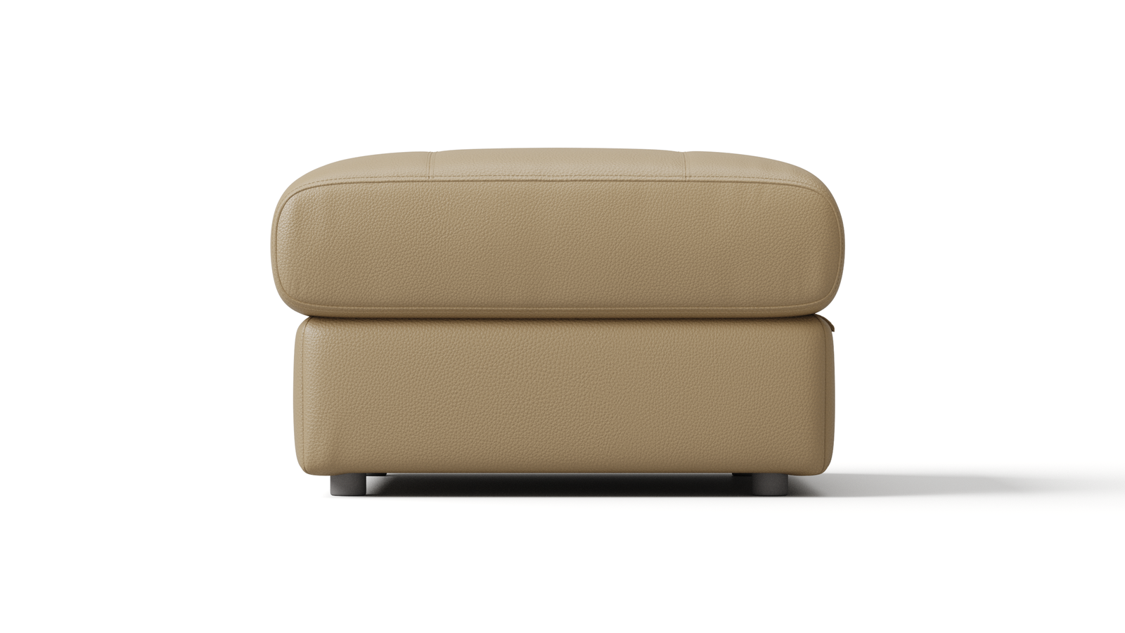 Edmond Leather Ottoman With Storage